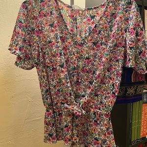 Flowery Blouse